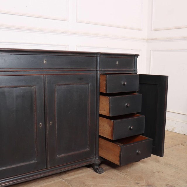 Italian Painted Sideboard in Wood For Sale - Image 10 of 13