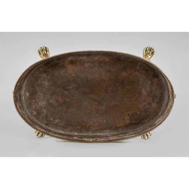 Oval Brass Jardiniere For Sale In Boston - Image 6 of 8