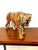 Vintage Leather Sculpture Depicting a Tiger, Italy, 1970s For Sale - Image 11 of 11