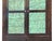 Chinese Distressed Turquoise Brown Large Armoire Wardrobe Cabinet For Sale - Image 10 of 15