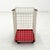 Postmodern Wire Laundry Bin and Hooks in Metal, 1980s For Sale - Image 3 of 9