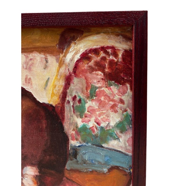 Figurative 1912 Oil Painting Verjaardagsbloemen (Birthday Bouquet), Signed For Sale - Image 3 of 11