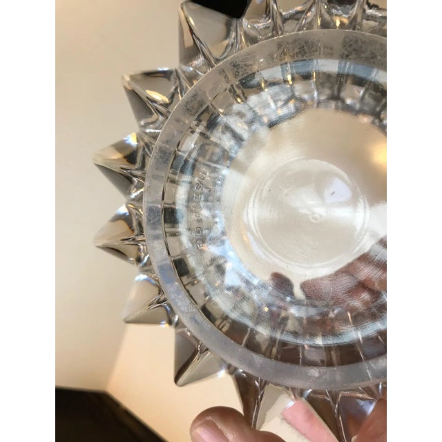 French Art Deco Glass Dish by Pierre D’avesn for Pierre D’avesn, 1940s For Sale - Image 8 of 9