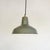 Industrial Grey Enamel Pendant Light, 1950s For Sale - Image 4 of 17