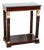 Antique 19th Century Return from Egypt Console Table in Mahogany Veneer with Belgian Marble Top, France For Sale