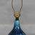 1960s Mid-Century Modern Italian Blue and Teal Drip Glaze Large Ceramic Table Lamp For Sale - Image 6 of 10