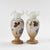 Pair of opaline glass vases with floral decorations from the late 19th century category french style vases dimensions:...