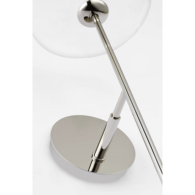 Description: Ian K. Fowler's Calvino employs contemporary lines to form innovative arrangements. Hand-blown glass discs...