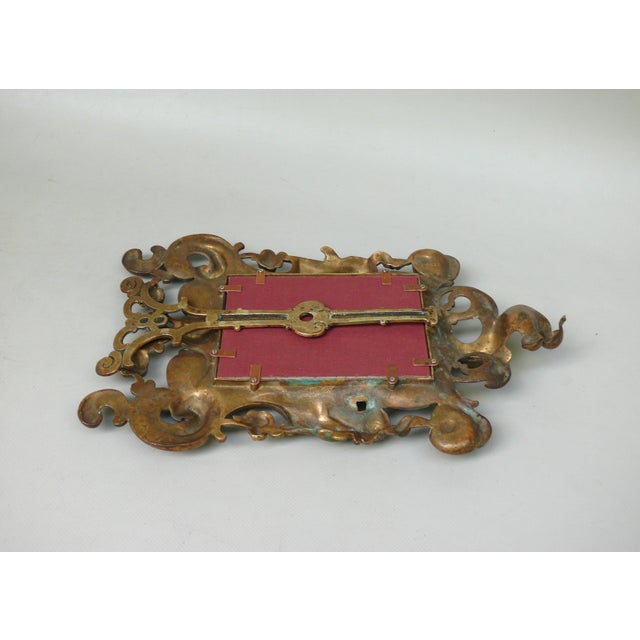 Neo-Baroque Picture Frame with Neptune, Putti and Shells, Bronze, Germany, 1890s For Sale - Image 17 of 18