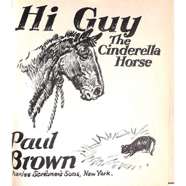 Original 1944 Pencil Drawing From Hi, Guy! The Cinderella Horse by Paul Brown 34 For Sale - Image 4 of 6