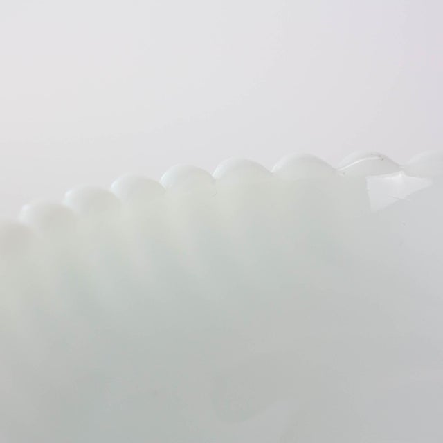 White Opaline Glass Bowl from Ivima, 1940s For Sale - Image 14 of 18