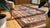 Blue 1890s Red Geometric Antique Caucasian Kazak Rug 4'10 "X 7' Handknotted Wool Carpet For Sale - Image 8 of 9