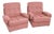 Mid-Century Dusty Pink Modular Sofa Armchairs by Heals, Set of 2 For Sale