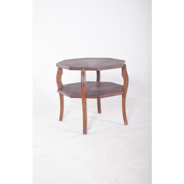 Mid-Century Modern Portuguese Rustic Oak Coffee Table, 1930s For Sale - Image 3 of 8