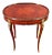 Circa 1900 French Louis XVI Style Occasional Table With Parquetry For Sale
