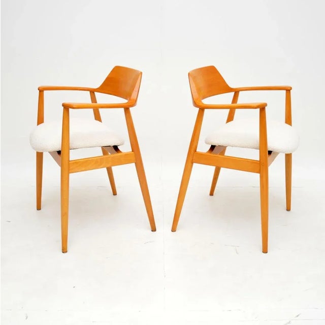 Danish Cherrywood Armchairs, 1960s, Set of 2 For Sale - Image 4 of 11