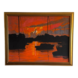 "Sunrise in the Harbor" George T. Chakos Fine Art