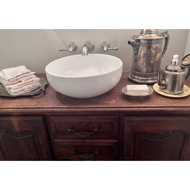 Vintage French Hotel Silver Oval Soap Dish For Sale - Image 14 of 15