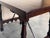 Brown 19th Spanish Side Table with Cared Turned Legs and Iron Stretcher For Sale - Image 8 of 18