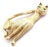 Mid 20th Century Tiffany & Co. Yellow Gold Emerald Cat Pin Brooch For Sale - Image 11 of 11