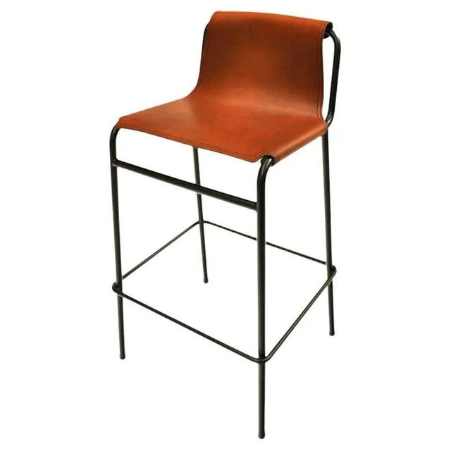 Cognac September Bar Stool by OxDenmarq For Sale - Image 6 of 6