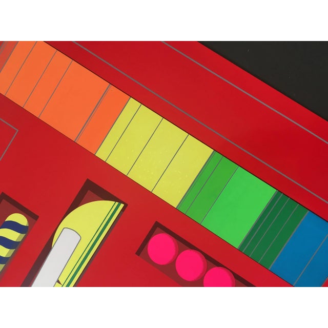 Mid-Century Modern Lucio Del Pezzo, Malibu Project, 1990, Serigraph For Sale - Image 3 of 8