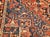 Persian Vintage Persian Heriz Serapi Rug, Hand-Knotted Wool, Geometric Pattern, Rust-Red & Blue, 7x10 For Sale - Image 3 of 18