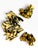 Vintage 2003 Set of 3 Yellow & Black Frog Figurines Sculptures For Sale - Image 4 of 12