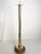 Wood Brass and Rattan Candleholder in the style of Gae Aulenti, France, 1970s For Sale - Image 7 of 11