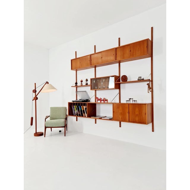 Mid-Century Modern Danish Teak Wall Unit by Poul Cadovius for Cado, 1960s For Sale - Image 11 of 11
