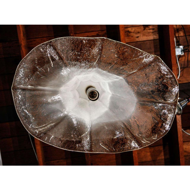 Metal 1960s Murano Pendant Light Fixture For Sale - Image 7 of 10