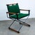 Mid Century Danish Modern Armchair Chair Cleo Baldon Terra Green Metal Wood MCM For Sale In Sacramento - Image 6 of 12