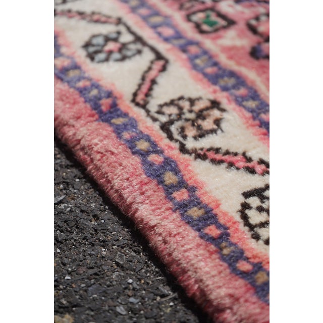 Textile Vintage C.1930s Approx. 2x12 Oriental Style Rug For Sale - Image 7 of 7