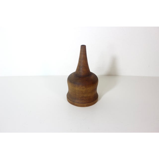 Vintage Turned Wood Kitchen Funnel For Sale - Image 6 of 8