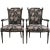Mid 20th Century French Open Arm Chairs - A Pair For Sale