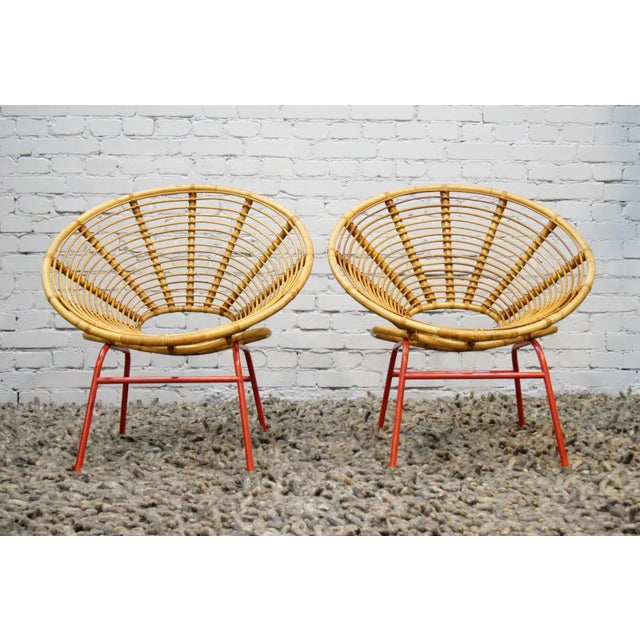 Wood Bamboo Chair from Rohé Noordwolde, The Netherlands, 1950s For Sale - Image 7 of 18