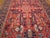 1900s Red Antique Tribal Geometric Allover Design Heriz Serapi Room Size Rug For Sale In New York - Image 6 of 6