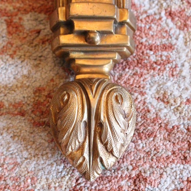 Pair of Louis XVI Style Gilt Bronze Sconces For Sale - Image 15 of 15