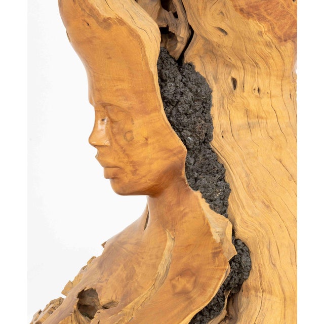 Dale Zarrella Portrait Driftwood Sculpture, 1996 For Sale - Image 16 of 18
