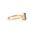 Not Yet Made - Made To Order 18k Gold Blue Sapphire Square Ring With Pinion Bezel Black Rhodium Size 5.5 For Sale - Image 5 of 16