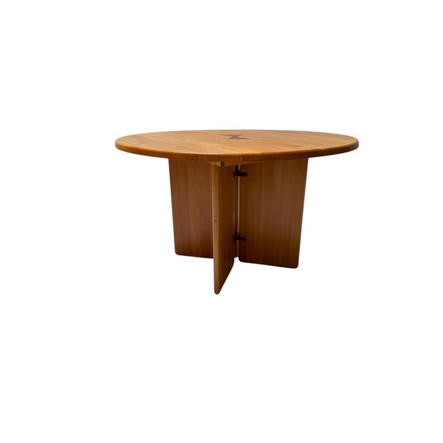Dining Room Table by Søren Nissen and Ebbe Gehl for Ebenisterie Seltz, France, 1980s For Sale - Image 13 of 15