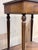 Brown Antique Louis XVI Style Mahogany Rafraichissoir Side Table With Marble Top For Sale - Image 8 of 9