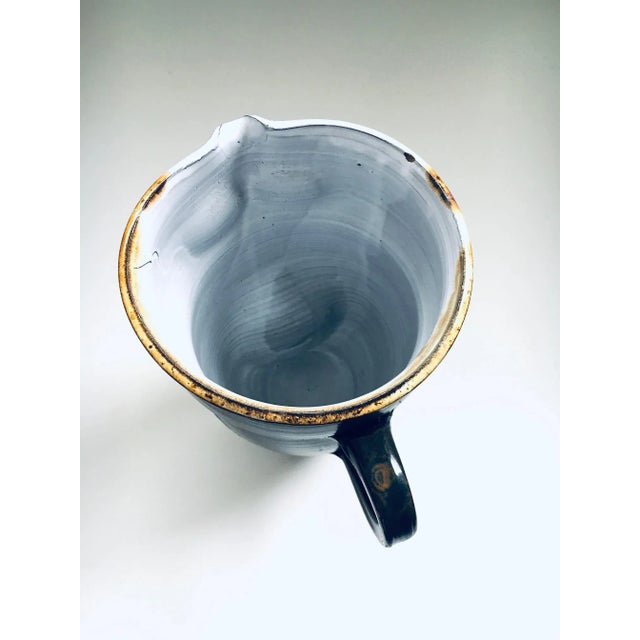 Mid-Century Modern Vintage Studio Art Pottery Owl Decanter Jug by Tavares, 1970s For Sale - Image 3 of 12