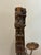 Vintage Indian Carved Wood Architectural Fragment on Iron Candle Stand For Sale - Image 11 of 12