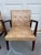 Walnut Armchairs - Jens Risom Design - Original Naugahyde, Labeled, 1960s For Sale - Image 15 of 15