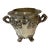 Antique Silverplated Sheffield Champagne Bucket With Two Handles and Elaborate Decoration For Sale