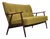 Vintage Danish Two-Seater Sofa in Furniture Wool and Teak Wood, 1960s For Sale