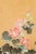Japanese Two Panel Screen: a lovely Japanese painting of Hibiscus Flowers. Mineral pigments on mulberry paper. Painted c.1910