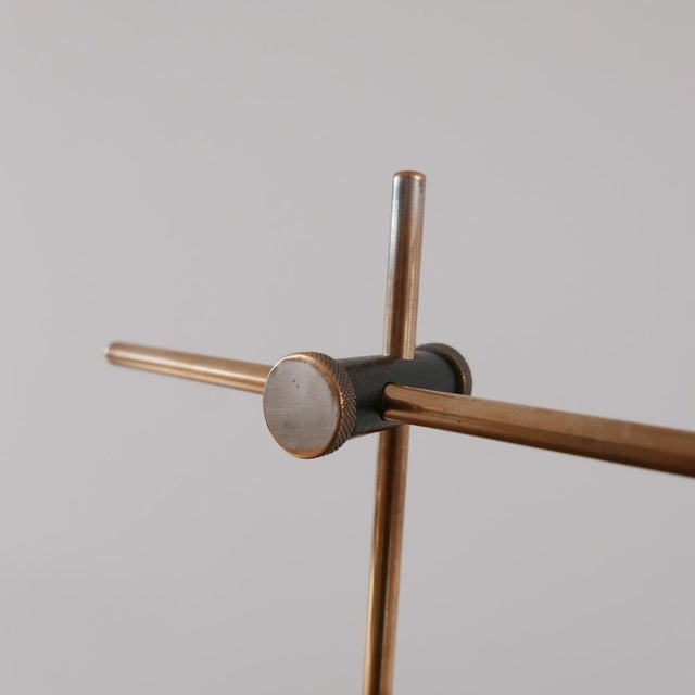 Metal Antique Brass Desk Top Lens For Sale - Image 7 of 9