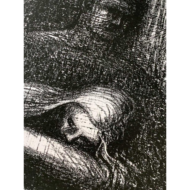 1970s Henry Moore - Hand Signed Lithograph Original" Lullaby Sleeping..." with frame For Sale - Image 5 of 7